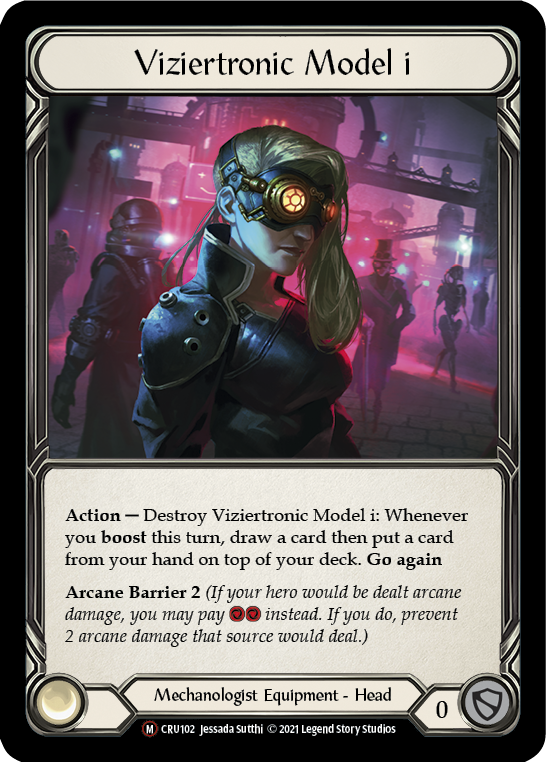 Viziertronic Model i [U-CRU102] (Crucible of War Unlimited)  Unlimited Rainbow Foil | Arkham Games and Comics