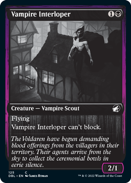 Vampire Interloper [Innistrad: Double Feature] | Arkham Games and Comics