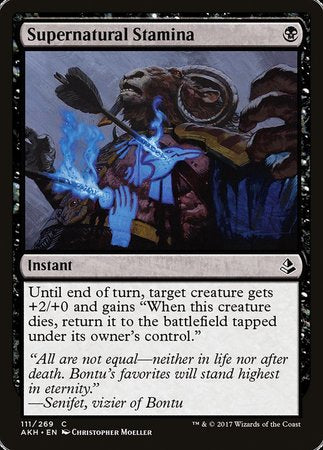 Supernatural Stamina [Amonkhet] | Arkham Games and Comics