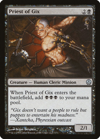 Priest of Gix [Duel Decks: Phyrexia vs. the Coalition] | Arkham Games and Comics