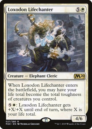 Loxodon Lifechanter [Core Set 2020 Promos] | Arkham Games and Comics