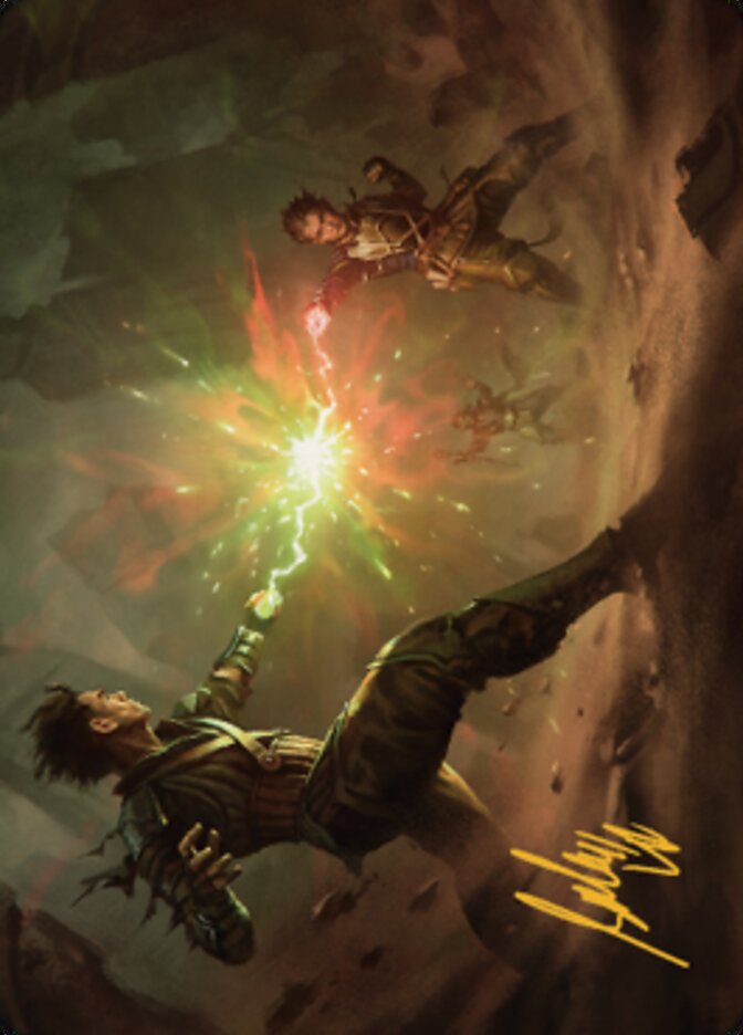 Brotherhood's End Art Card (Gold-Stamped Signature) [The Brothers' War Art Series] | Arkham Games and Comics