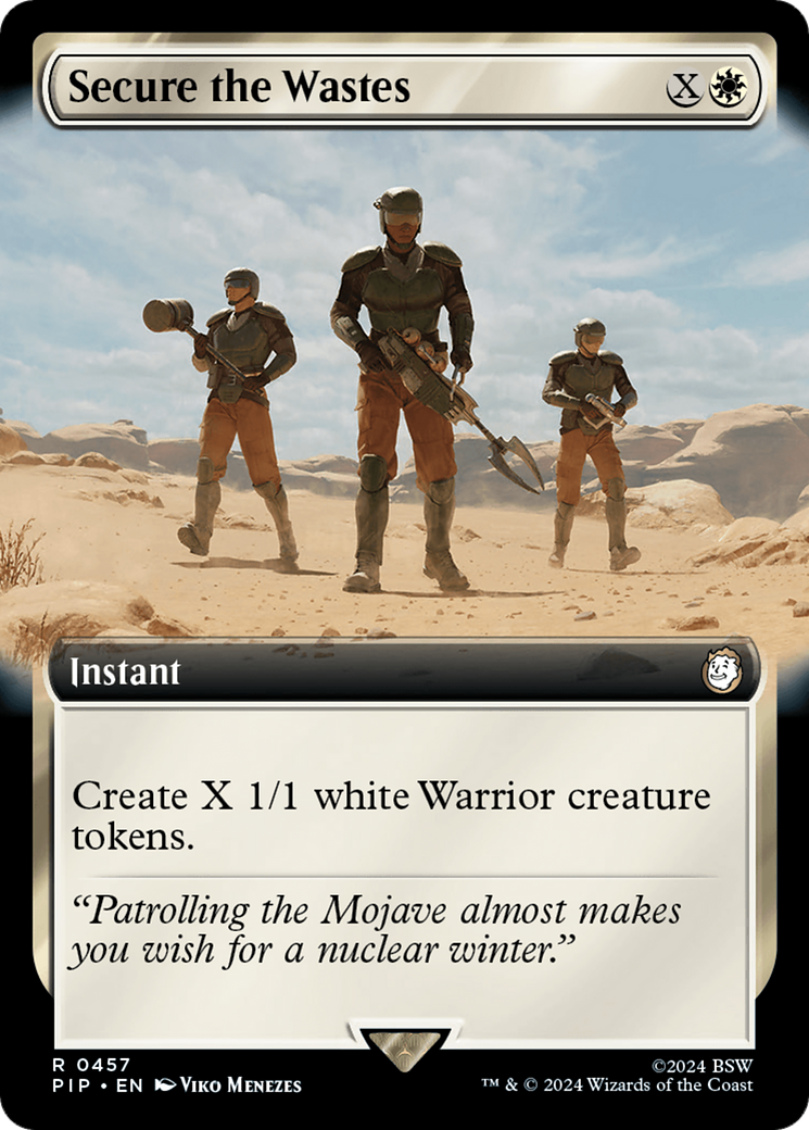 Secure the Wastes (Extended Art) [Fallout] | Arkham Games and Comics