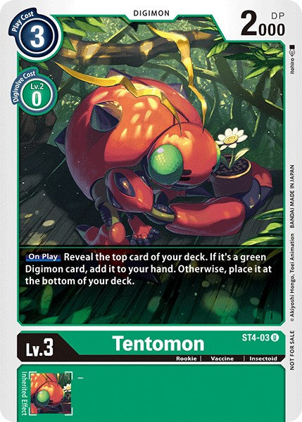 Tentomon [ST4-03] (Official Tournament Pack Vol.3) [Starter Deck: Giga Green Promos] | Arkham Games and Comics