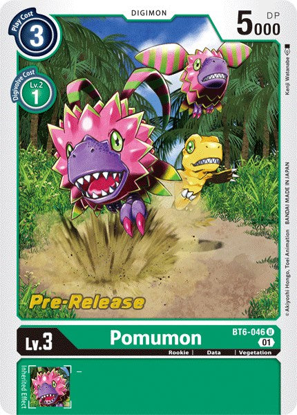 Pomumon [BT6-046] [Double Diamond Pre-Release Cards] | Arkham Games and Comics