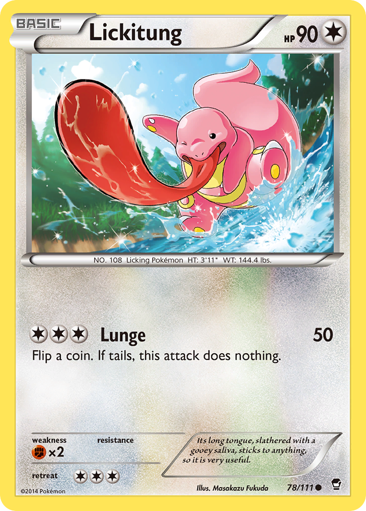 Lickitung (78/111) [XY: Furious Fists] | Arkham Games and Comics