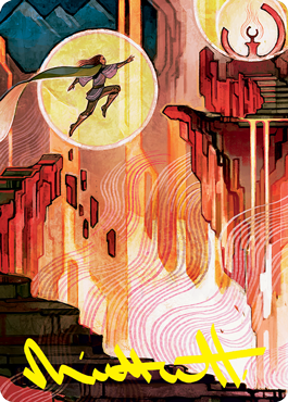 Thrill of Possibility Art Card (Gold-Stamped Signature) [Strixhaven: School of Mages Art Series] | Arkham Games and Comics