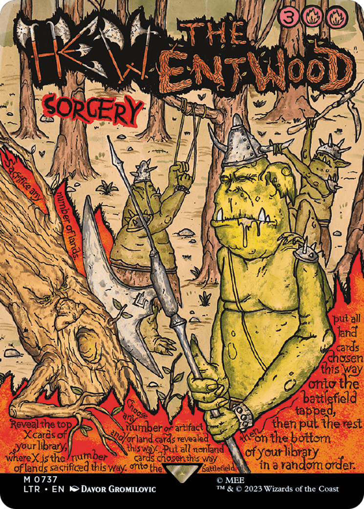 Hew the Entwood (Borderless Poster) [The Lord of the Rings: Tales of Middle-Earth] | Arkham Games and Comics