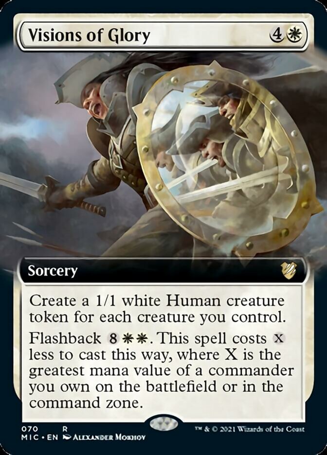 Visions of Glory (Extended) [Innistrad: Midnight Hunt Commander] | Arkham Games and Comics