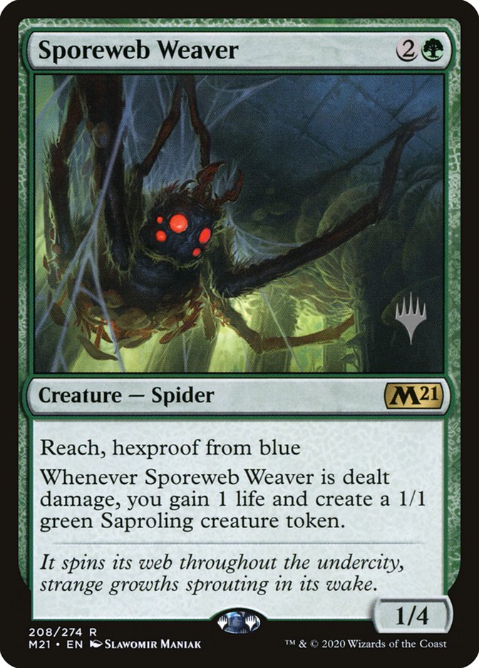 Sporeweb Weaver (Promo Pack) [Core Set 2021 Promos] | Arkham Games and Comics