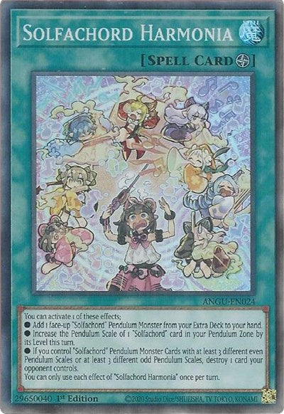 Solfachord Harmonia (Super Rare) [ANGU-EN024] Super Rare | Arkham Games and Comics