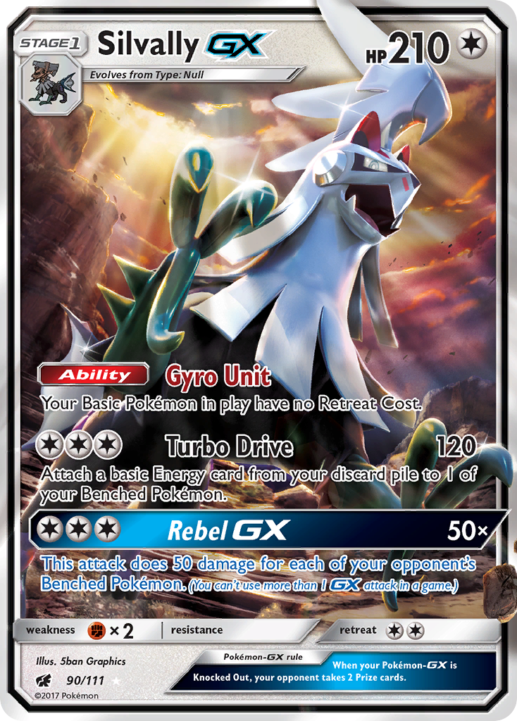 Silvally GX (90/111) [Sun & Moon: Crimson Invasion] | Arkham Games and Comics