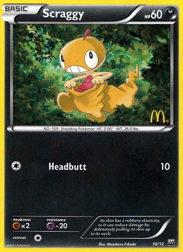 Scraggy (10/12) [McDonald's Promos: 2012 Collection] | Arkham Games and Comics