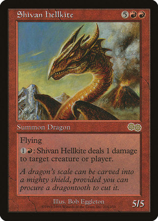 Shivan Hellkite [Urza's Saga] | Arkham Games and Comics