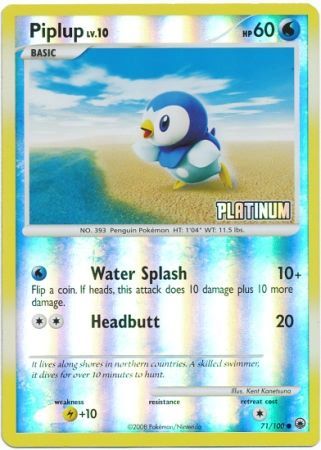 Piplup (71/100) [Burger King Promos: 2009 Collection] | Arkham Games and Comics