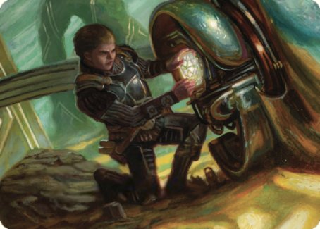 Urza, Powerstone Prodigy Art Card [The Brothers' War Art Series] | Arkham Games and Comics