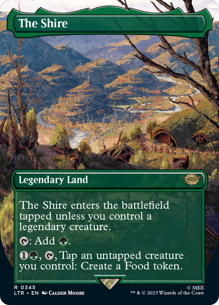 The Shire (Borderless Alternate Art) [The Lord of the Rings: Tales of Middle-Earth] | Arkham Games and Comics