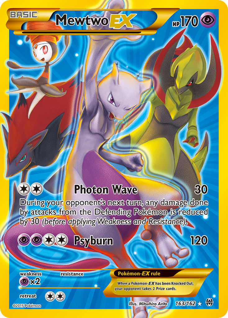 Mewtwo EX (163/162) [XY: BREAKthrough] | Arkham Games and Comics