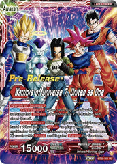 Android 17 // Warriors of Universe 7, United as One (BT20-001) [Power Absorbed Prerelease Promos] | Arkham Games and Comics