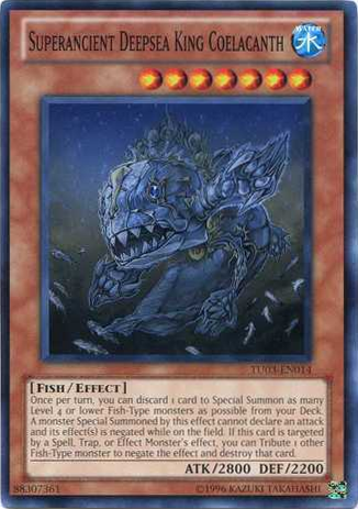 Superancient Deepsea King Coelacanth [TU03-EN014] Common | Arkham Games and Comics