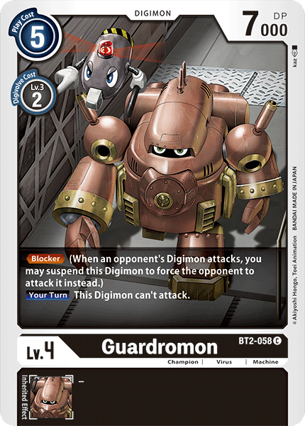 Guardromon [BT2-058] [Release Special Booster Ver.1.0] | Arkham Games and Comics