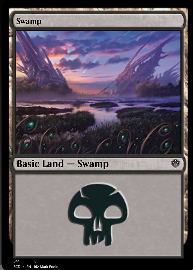Swamp (344) [Starter Commander Decks] | Arkham Games and Comics