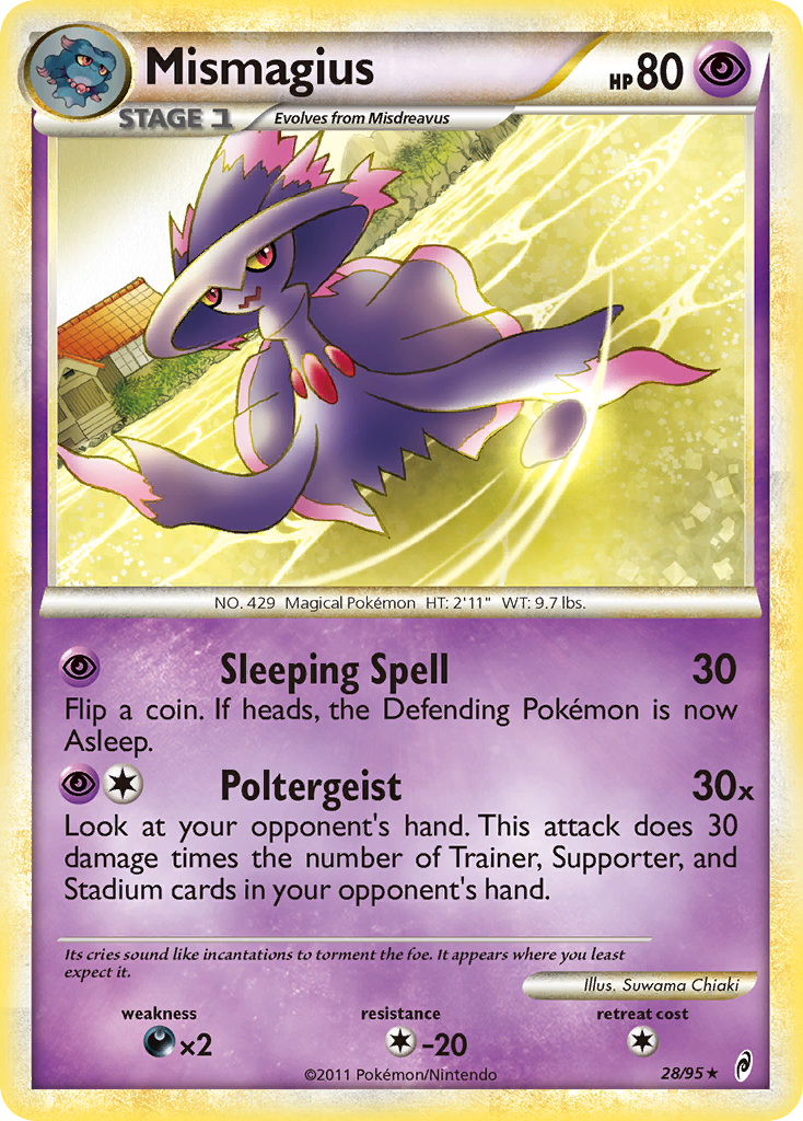 Mismagius (28/95) [HeartGold & SoulSilver: Call of Legends] | Arkham Games and Comics