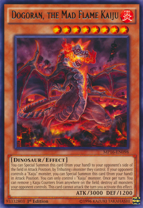 Dogoran, the Mad Flame Kaiju [MP16-EN098] Rare | Arkham Games and Comics