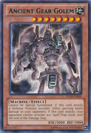 Ancient Gear Golem (Blue) [DL18-EN004] Rare | Arkham Games and Comics