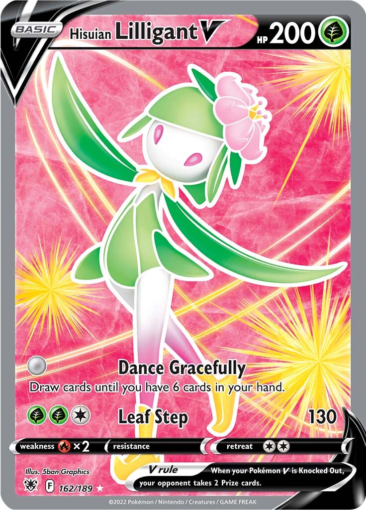 Hisuian Lilligant V (162/189) [Sword & Shield: Astral Radiance] | Arkham Games and Comics