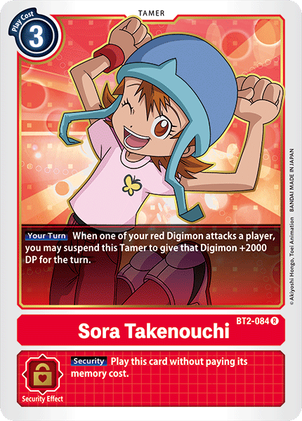 Sora Takenouchi [BT2-084] [Release Special Booster Ver.1.0] | Arkham Games and Comics