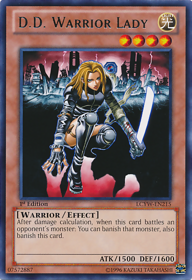 D.D. Warrior Lady [LCYW-EN215] Rare | Arkham Games and Comics