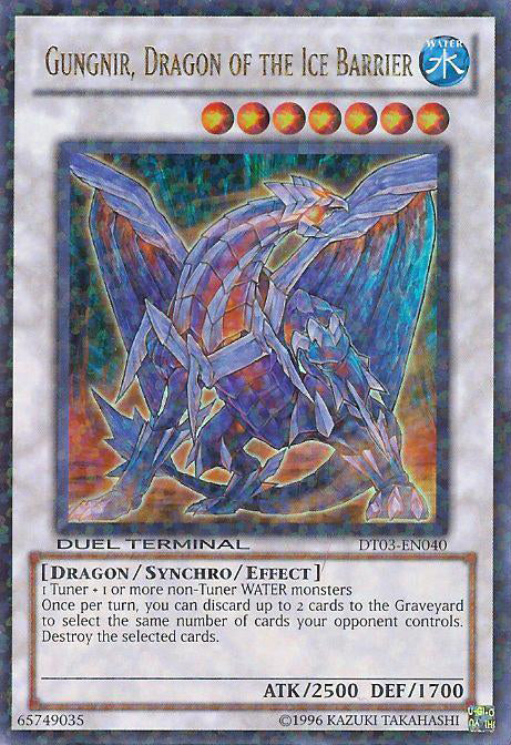Gungnir, Dragon of the Ice Barrier [DT03-EN040] Ultra Rare | Arkham Games and Comics