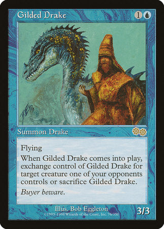 Gilded Drake [Urza's Saga] | Arkham Games and Comics