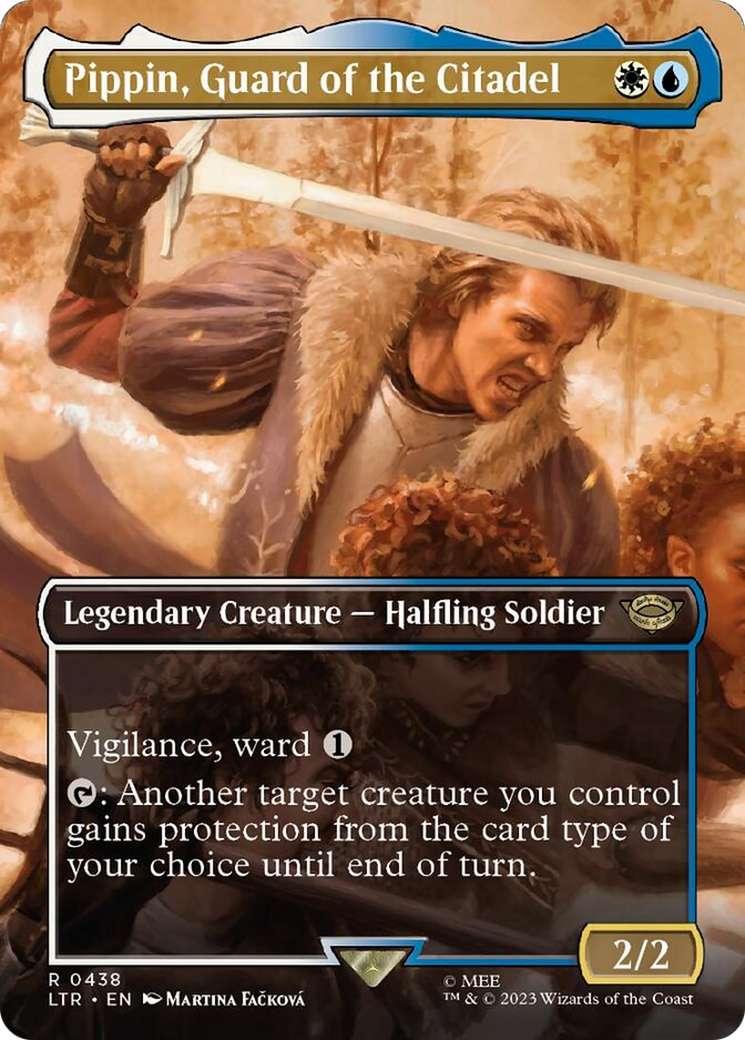 Pippin, Guard of the Citadel (Borderless Alternate Art) [The Lord of the Rings: Tales of Middle-Earth] | Arkham Games and Comics