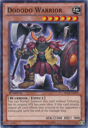 Dododo Warrior [SP14-EN018] Starfoil Rare | Arkham Games and Comics