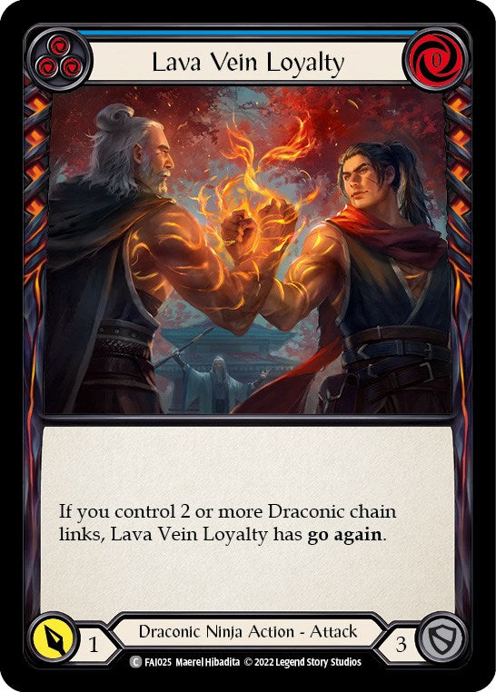 Lava Vein Loyalty (Blue) [FAI025] (Uprising Fai Blitz Deck) | Arkham Games and Comics