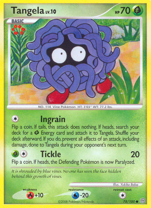 Tangela (78/100) [Diamond & Pearl: Stormfront] | Arkham Games and Comics