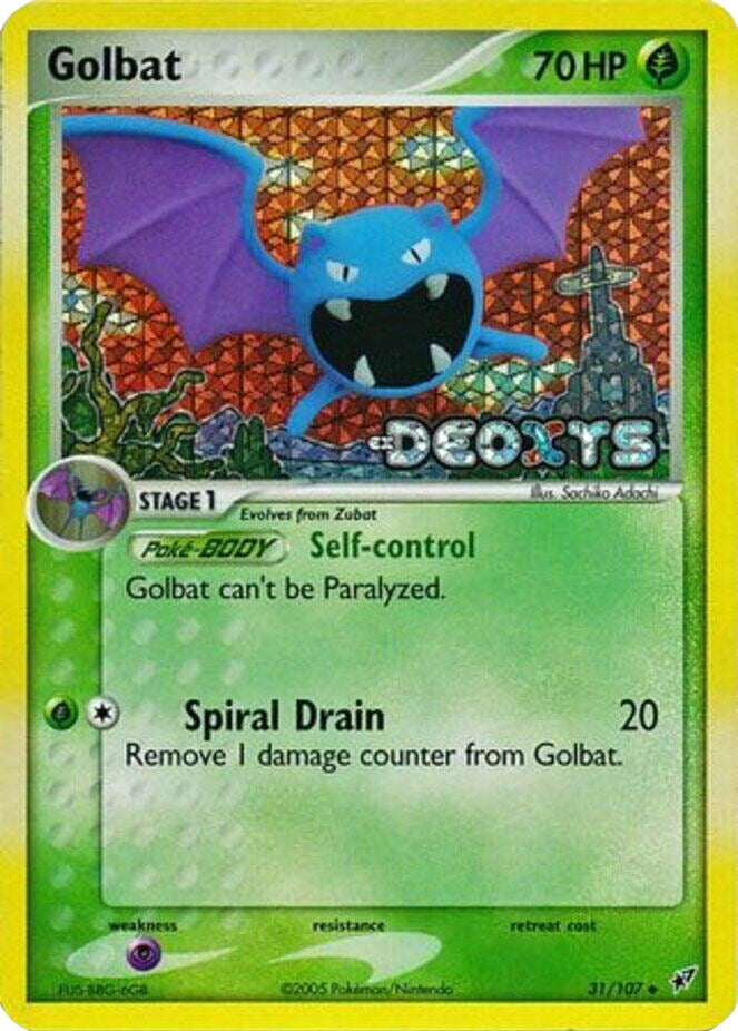 Golbat (31/107) (Stamped) [EX: Deoxys] | Arkham Games and Comics