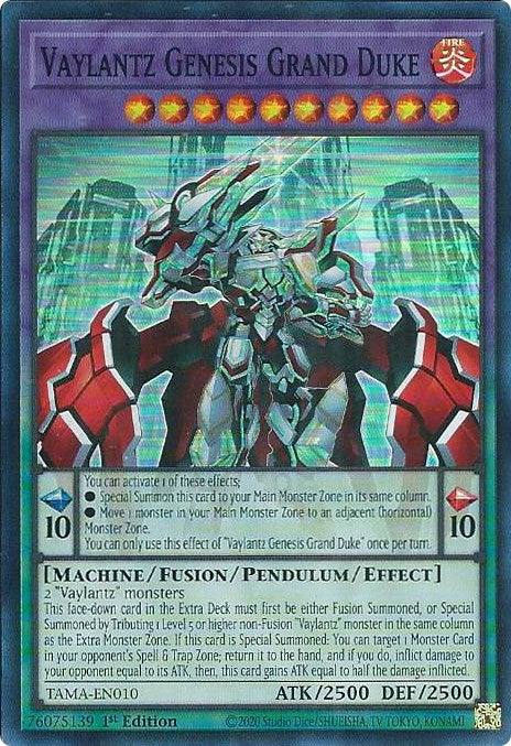 Vaylantz Genesis Grand Duke [TAMA-EN010] Super Rare | Arkham Games and Comics