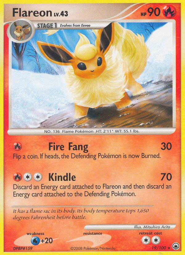 Flareon (19/100) [Diamond & Pearl: Majestic Dawn] | Arkham Games and Comics