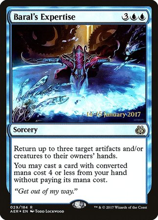 Baral's Expertise [Aether Revolt Promos] | Arkham Games and Comics