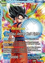 Son Goku // Son Goku, Another World Fighter (BT18-030) [Dawn of the Z-Legends Prerelease Promos] | Arkham Games and Comics