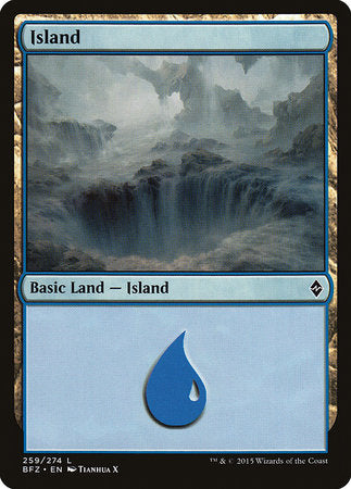 Island (259) [Battle for Zendikar] | Arkham Games and Comics