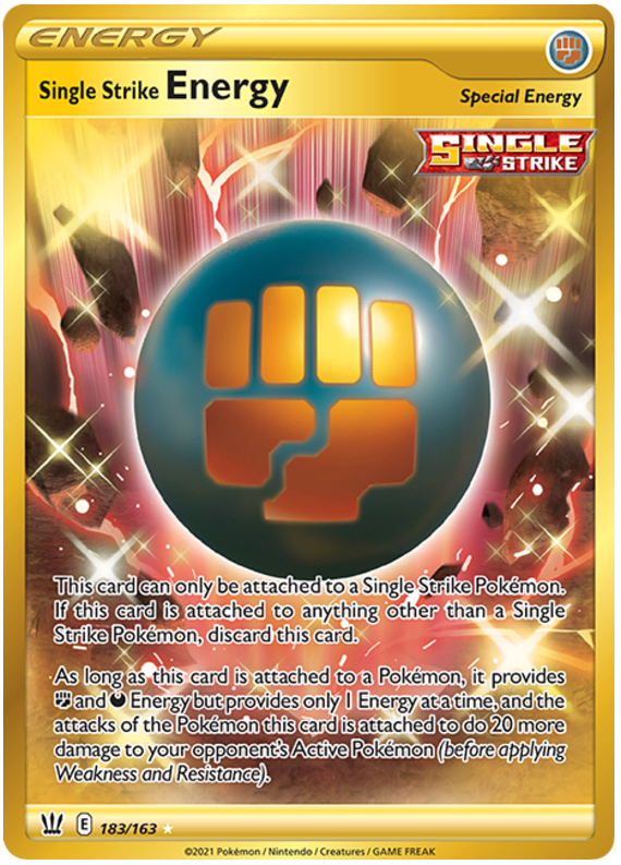 Single Strike Energy (183/163) [Sword & Shield: Battle Styles] | Arkham Games and Comics