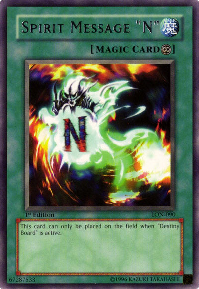 Spirit Message "N" [LON-090] Rare | Arkham Games and Comics