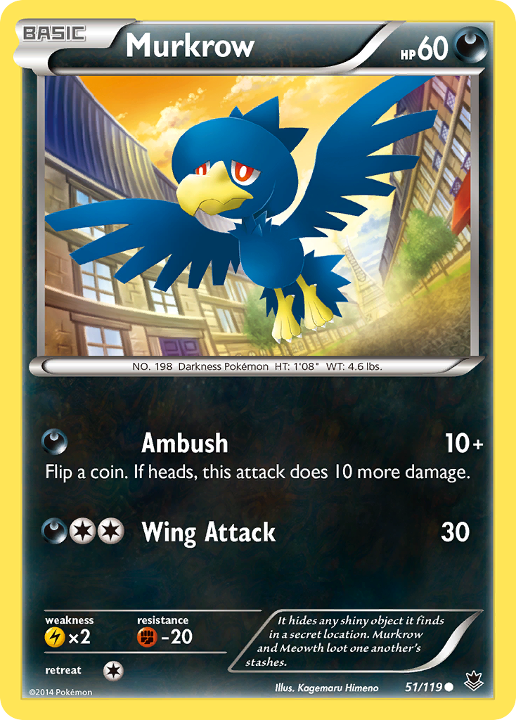 Murkrow (51/119) [XY: Phantom Forces] | Arkham Games and Comics