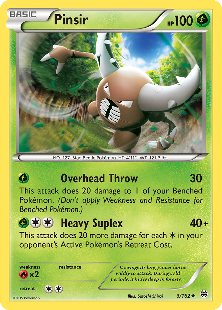 Pinsir (3/162) [XY: BREAKthrough] | Arkham Games and Comics