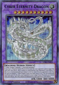 Cyber Eternity Dragon (Green) [LDS2-EN033] Ultra Rare | Arkham Games and Comics
