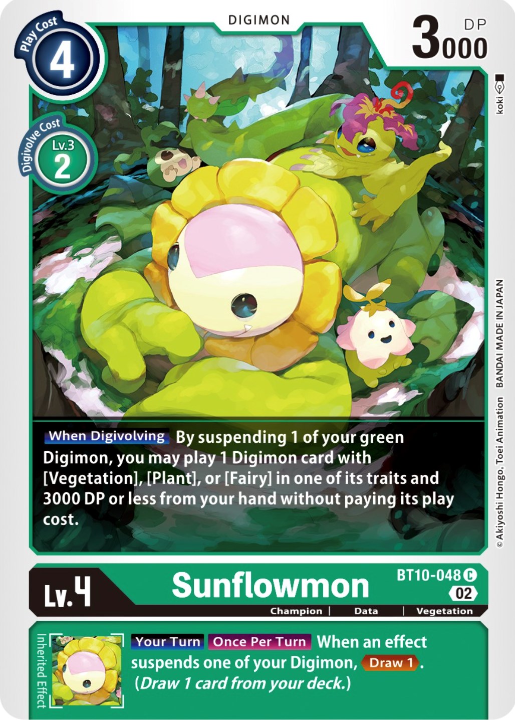 Sunflowmon [BT10-048] [Xros Encounter] | Arkham Games and Comics